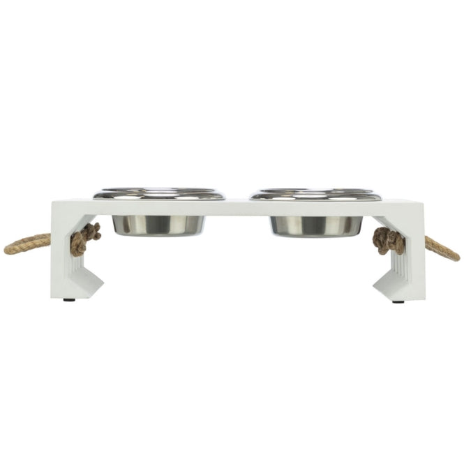 Trixie Trixie BE NORDIC Napf-Set, MDF/Edelstahl - 2 × 0,9 l – Detailansicht