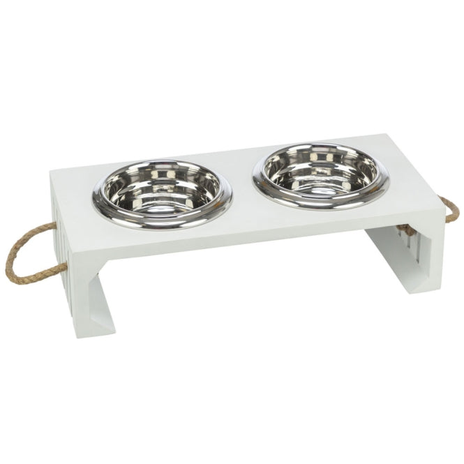 Trixie Trixie BE NORDIC Napf-Set, MDF/Edelstahl - 2 × 0,9 l – Anwendung