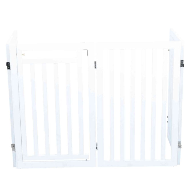 Trixie Trixie Hunde-Absperrgitter mit Tür, 4-teilig – Detailansicht