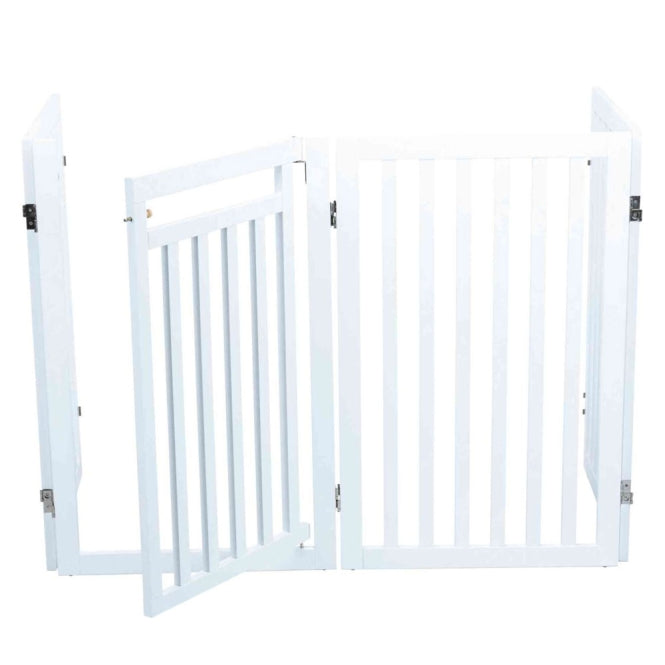 Trixie Trixie Hunde-Absperrgitter mit Tür, 4-teilig – Anwendung