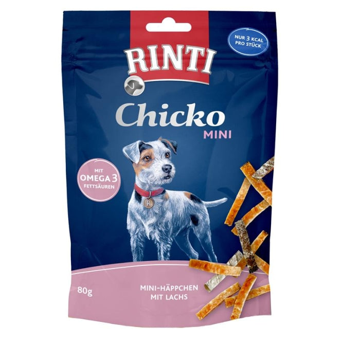 Rinti Rinti Chicko Mini Häppchen Lachs 80g – Vorderansicht