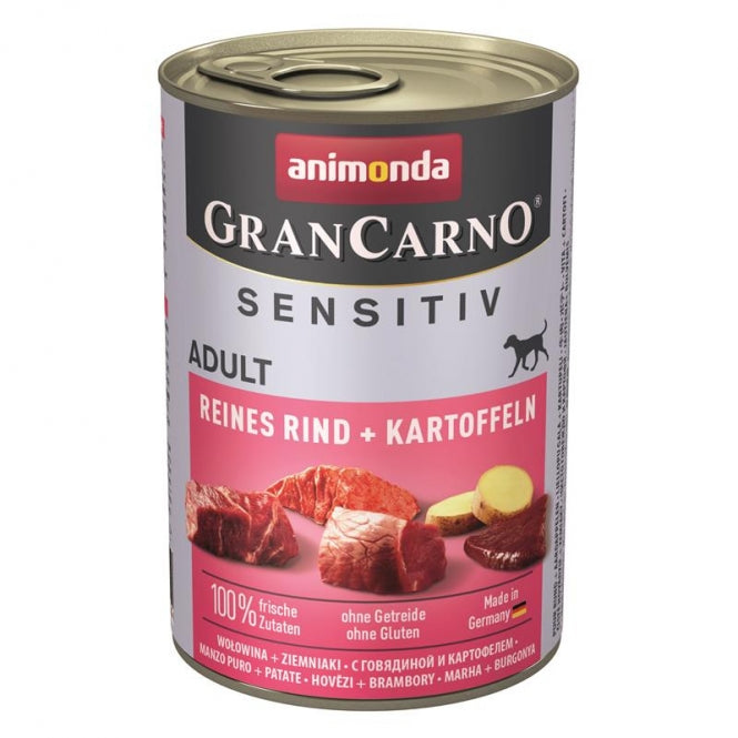 Animonda Animonda GranCarno Adult Sensitive Rind & Kartoffeln - 800 g – Vorderansicht