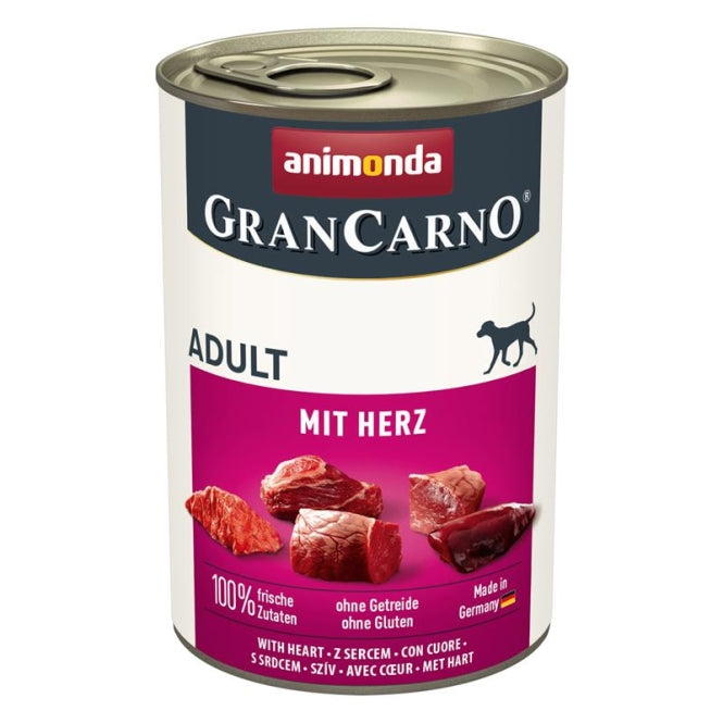 Animonda Animonda GranCarno Adult mit Herz - 400g – Vorderansicht