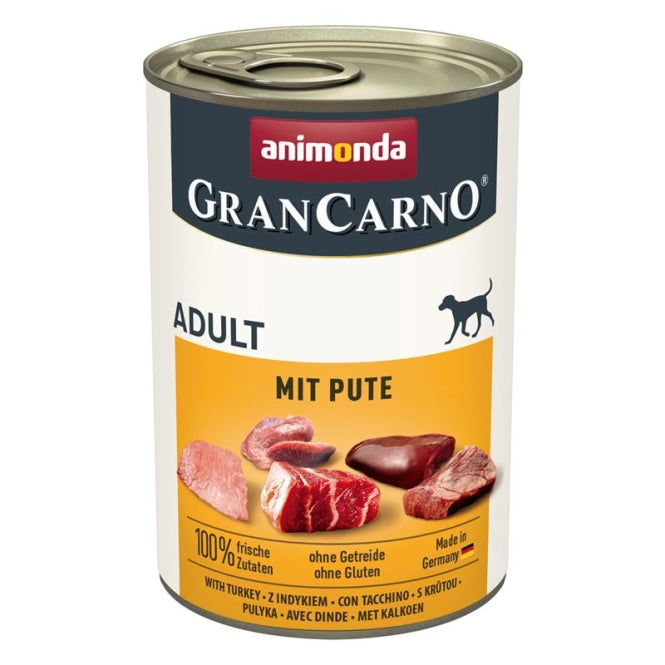 Animonda Animonda GranCarno Adult mit Pute - 400g – Vorderansicht