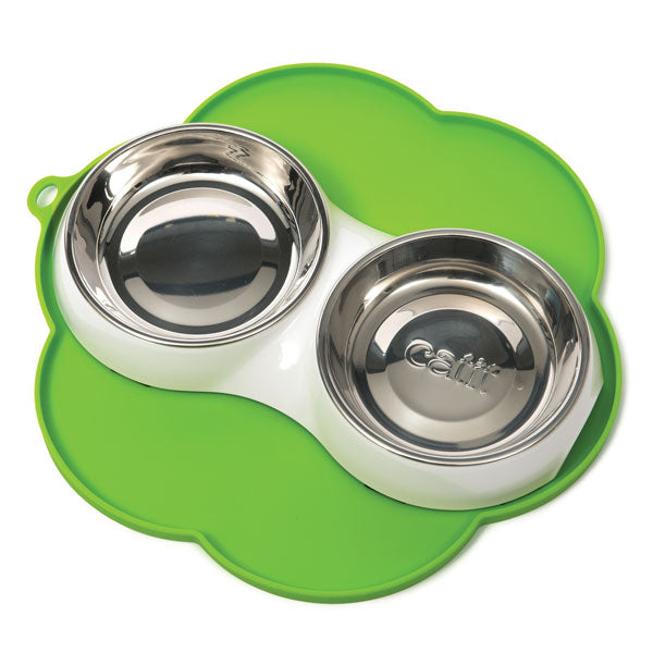 CATIT CATIT Silikonmatte Blume - 30 cm - Grün – Seitenansicht