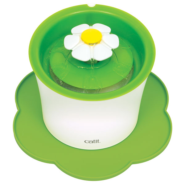 CATIT CATIT Silikonmatte Blume - 30 cm - Grün – Vorderansicht