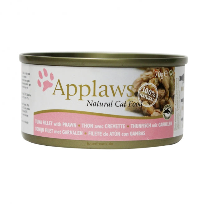 Applaws Applaws Cat Dose Thunfischfilet & Garnelen 156g – Vorderansicht