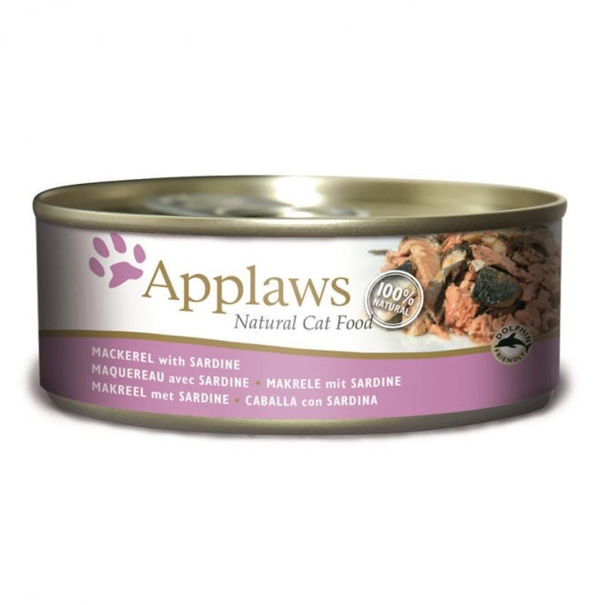 Applaws Applaws Cat Dose Makrele & Sardine 156g – Vorderansicht