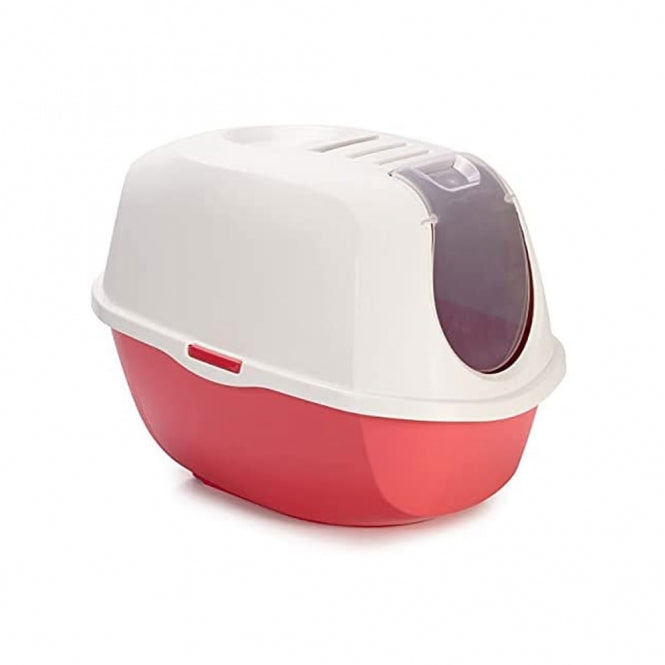 Karlie Karlie Flamingo Katzentoilette Smart Cat - Spicy Coral – Vorderansicht
