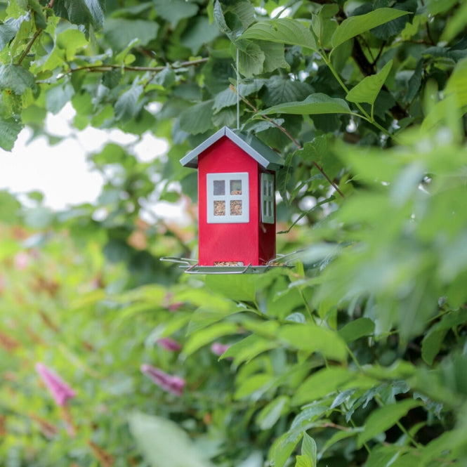 Trixie Trixie Futterhaus - rot – Seitenansicht