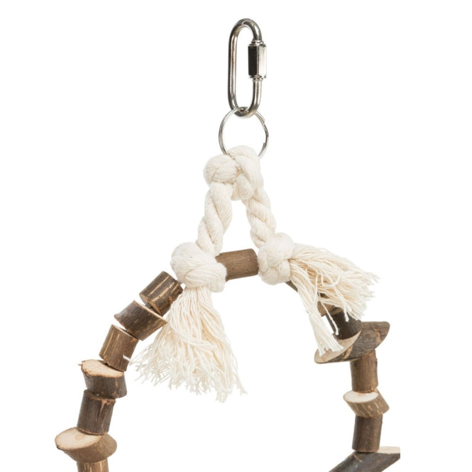 Trixie Trixie Naturholz-Schaukel - Klein – Detailansicht