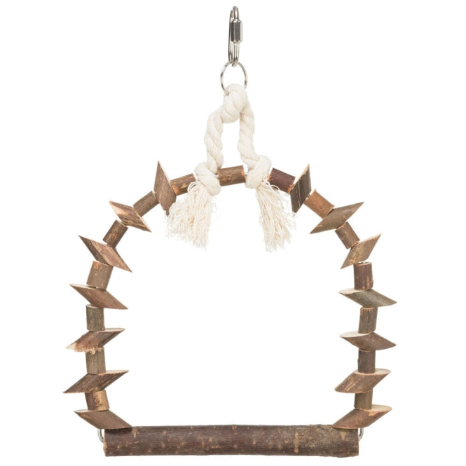 Trixie Trixie Naturholz-Schaukel - Groß – Vorderansicht