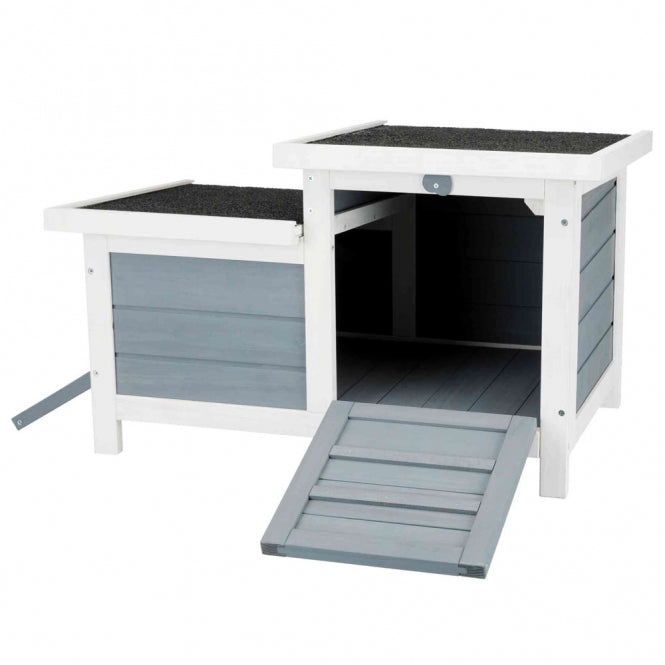 Trixie Trixie Natura Kleintierhaus - grau/weiß – Anwendung