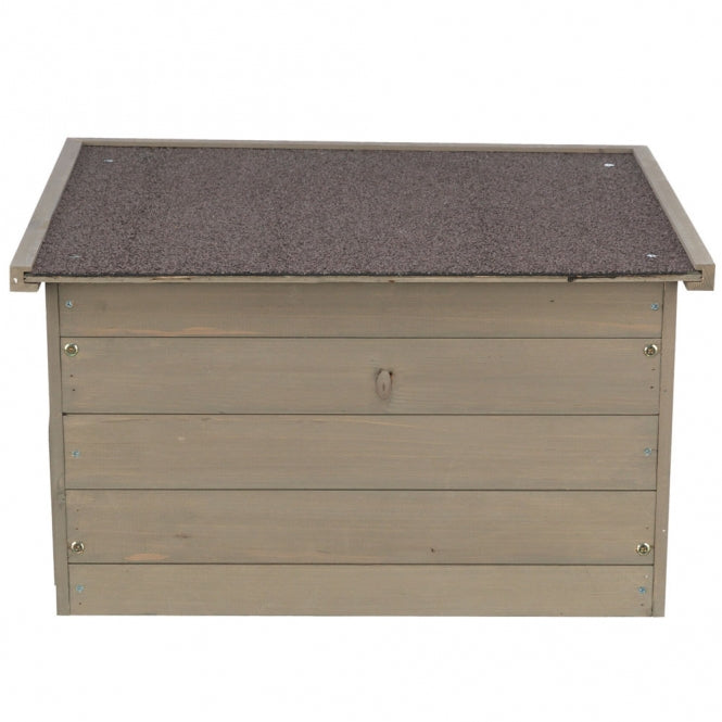 Trixie Trixie Natura Kleintierhaus - grau-grün, 50 × 30 × 37 cm – Detailansicht