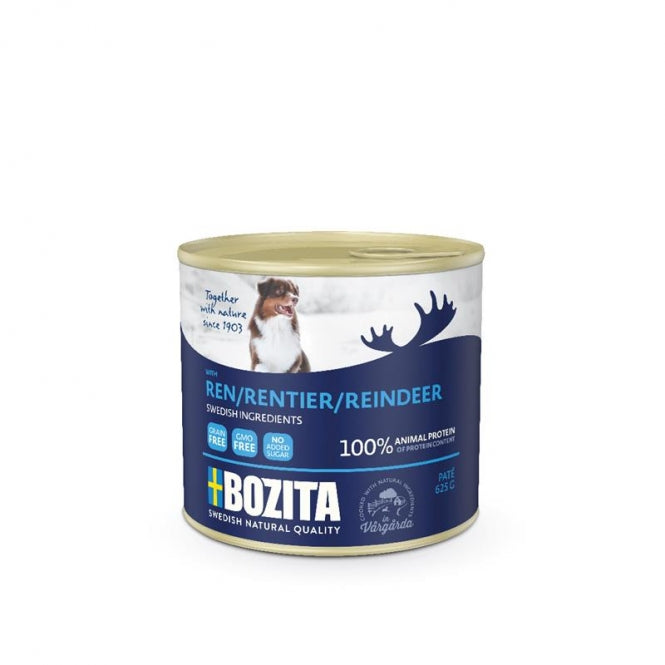 Bozita Bozita Dog Dose Pate Rentier 625g – Vorderansicht
