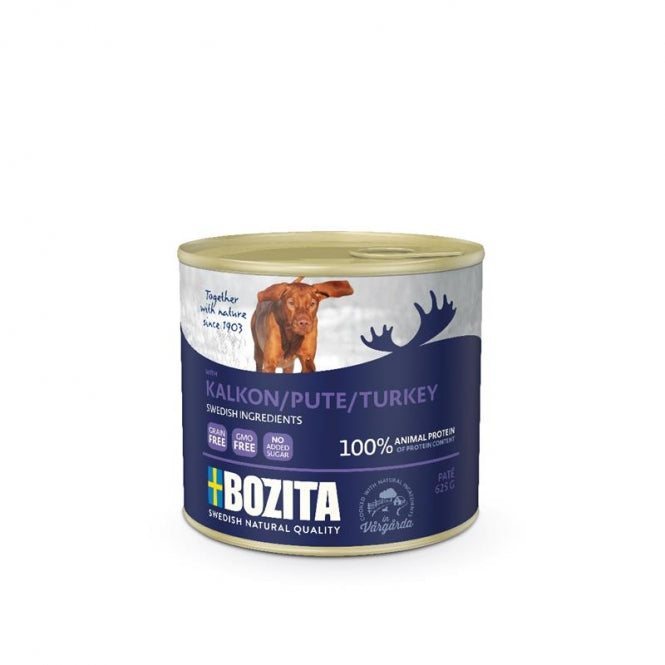 Bozita Bozita Dog Dose Pate Pute 625g – Vorderansicht