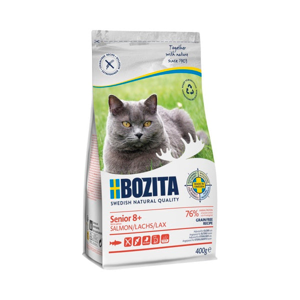 Bozita Bozita Cat Senior 8+ Grain free Salmon - 400 g – Vorderansicht