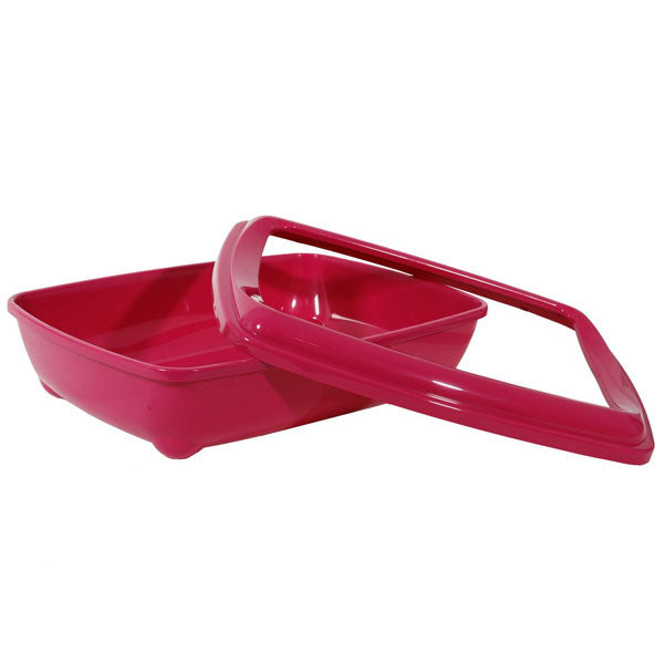 Karlie Karlie Flamingo Katzentoilette mit Rand Arist-O-Tray Hawai - 50 x 38 x 13 cm – Detailansicht