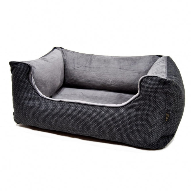 Lebon Lebon Hundebett Louis PLUS - Grau - 100 x 75 cm – Vorderansicht