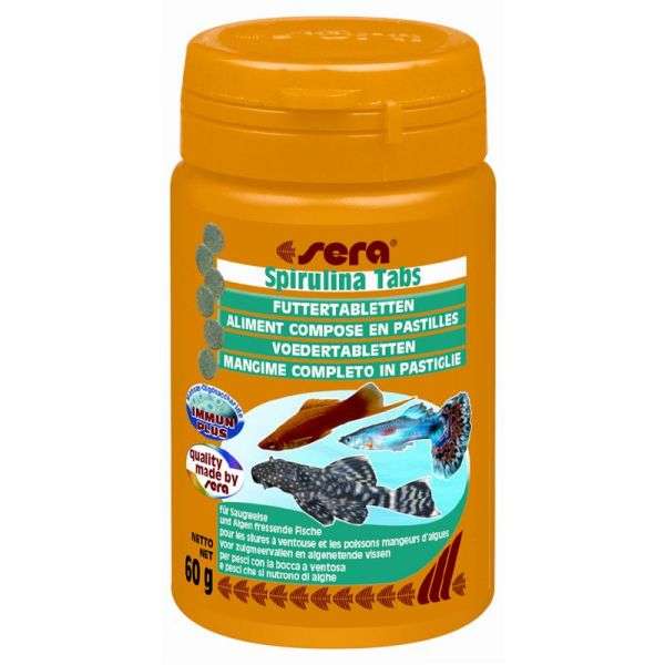 Sera Sera Spirulina Tabs 100ml/100Tabletten – Vorderansicht