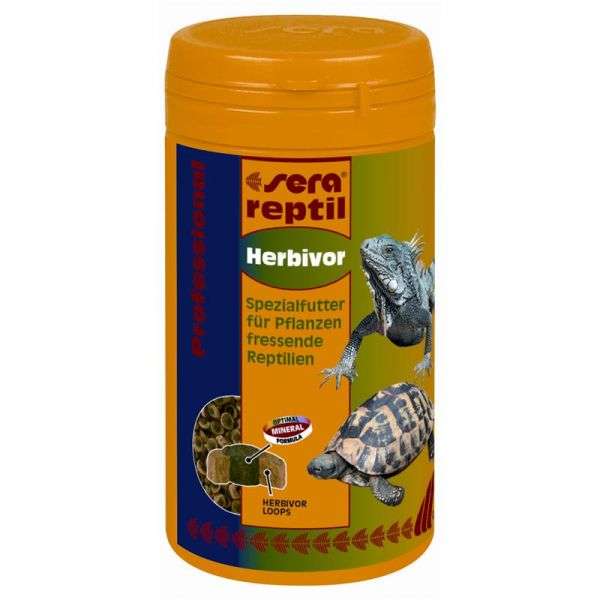 Sera Sera Reptil Professional Herbivor 250ml – Vorderansicht