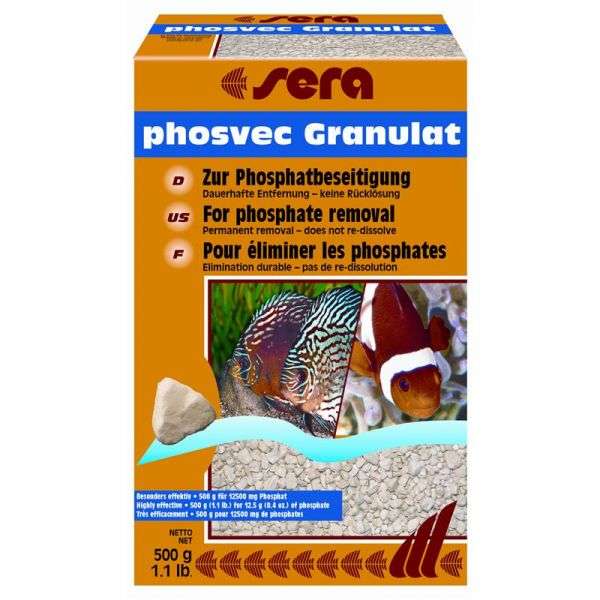 Sera sera phosvec Granulat 500g – Vorderansicht