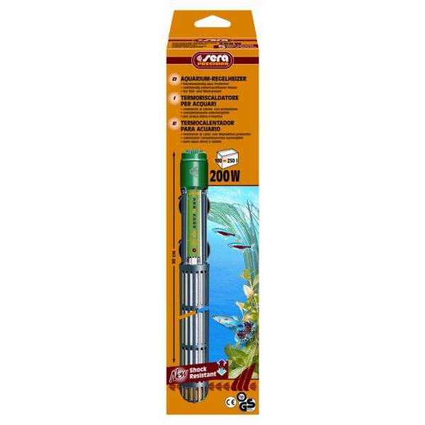 Sera Sera Regelheizer 200Watt – Vorderansicht
