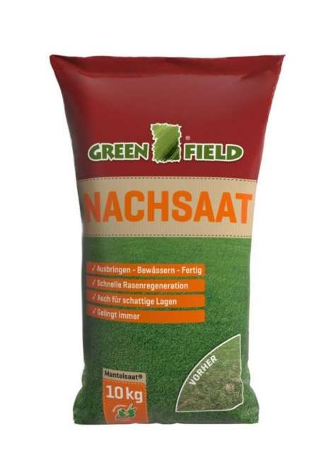 Rasen Greenfield Greenfield Nachsaat - 10 kg Sack – Vorderansicht
