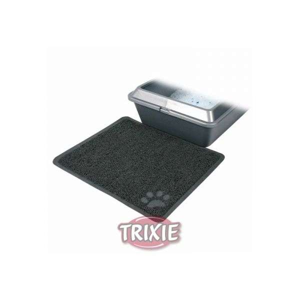 Trixie Trixie Vorleger für Katzentoiletten, anthrazit - 37 x 45 cm – Vorderansicht