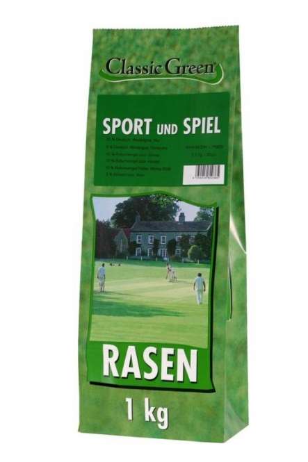 Rasen Classic Green Classic Green Rasen Sport & Spiel - 1 kg – Vorderansicht